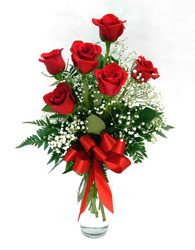 6 Red Rose from Clermont Florist & Wine Shop, flower shop in Clermont